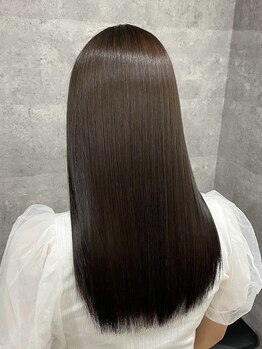玖狼【12月上旬 NEW OPEN（予定）】の写真/家に帰ってからもキレイが続く☆本格的な縮毛矯正メニューが豊富♪お悩みに合わせてご提案◎【矢場町】