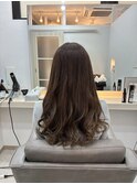 ロングカールスタイル(グレージュカラー)