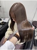 ♪ショコラベージュ_ココアブラウン_艶カラー