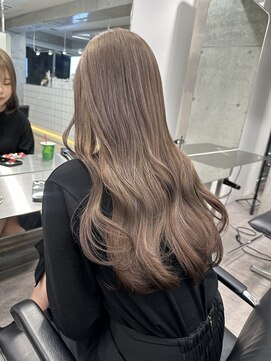 サンクマーケット 渋谷(cinq MARKET) 渋谷ブリーチカラーハイトーンヘーゼルグレージュカラー韓国ヘア