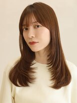 アース 一宮店(HAIR & MAKE EARTH) レイヤー×ストレートセミロング