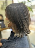 レイヤーボブ×インナーカラー