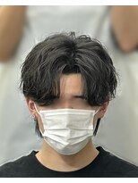 メンズヘアセンス 渋谷(MEN'S HAIR SENSE)&nbsp;ニュアンスパーマ/センターパート/メンズ/眉毛/フェザーパーマ