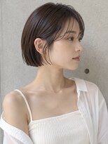 ノア 三宮店(NOA)&nbsp;【NOA】切りっぱなしボブ×シースルーバング髪質改善