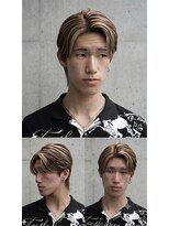 メンズ サロン ドット トウキョウ 町田店(men's salon dot. tokyo)&nbsp;茶髪ハイライト＝チャパライト