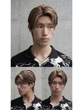 メンズ サロン ドット トウキョウ 町田店(men's salon dot. tokyo) 茶髪ハイライト=チャパライト