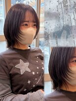 ロンド パルティール 大宮(Lond partir)&nbsp;結べる長さのボブ/ミルクティーベージュ/顔周り/韓国風/大宮