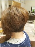 前下がりボブ(スタイリスト西田)