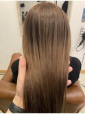 質感アップのツヤカラー