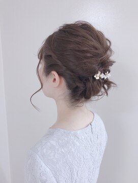 アナザヘアー なんば 高島屋前店(ANAZA hair) ロープ編みでゆるふわフルアップ♪