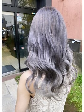リジョイスヘア エン(REJOICE hair EN) silver gray 【stylist 大塚】