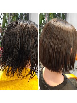ミシオン(mision) ショート・ボブ　酸性ストレート・髪質改善縮毛矯正