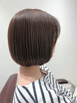 サルファ ヘアデザイン 名古屋 丸の内(S.ALPHA HAIR DESIGN) ぱっつっとワンカールボブ