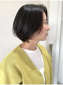 【FOLK】カットで透明感☆似合わせ前髪長めミディアムボブ♪