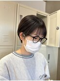 オン眉ぱっつんマッシュショート【横浜／横浜ショート】