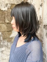 レイール 吉祥寺(Reir)&nbsp;【Reir吉祥寺】*ウルフレイヤー+インナーカラー+ネイビー