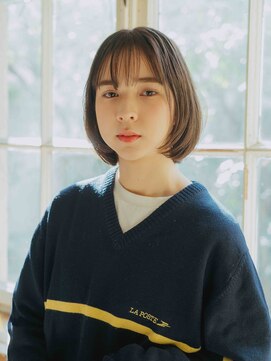 ポイントファイブバイソレイユ 藤沢店(.5 by SOLEIL) 前上がりボブ