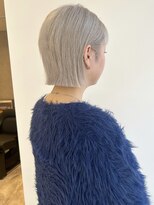 コト 福井大和田店(coto)&nbsp;福井　大和田　ホワイトカラー　ハイトーンボブ　ダブルブリーチ