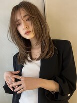 サイン 表参道(SIGN)&nbsp;美髪エアリーロングピンクブラウン切りっぱなしボブ