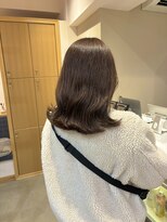 スムーク(smuk)&nbsp;【smuk/スムーク】外ハネボブ/ピンクベージュ/ミルクティー