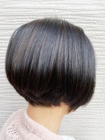 ルッソカナン(Lusso canaan)&nbsp;丸みショート×ダークアッシュ