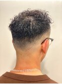 男の憧れヘア!ショートスパイラルハイスキンフェード