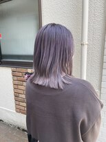 アリ 葛西店(ALi)&nbsp;セミディ×ラベンダーアッシュ葛西髪質改善｜葛西縮毛矯正｜葛西