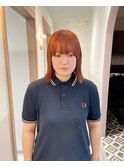 シアーオレンジ ダブルカラー