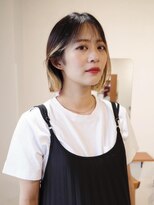 ヨー(Yoh-)&nbsp;【ショートボブ/ササキケイスケ】切りっぱなし/ハイライト