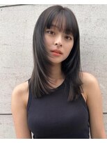 シンス(SINCE) 20代30代40代ウルフボブアンブレラカラーこなれミディイメチェン