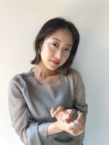 シスタ(SISTA)&nbsp;【SiSTA】大人可愛い切りっぱなし外ハネボブ似合わせカット
