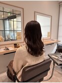 【スタイル】オリーブベージュ×ウェーブスタイル