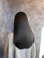 ウィート(wheat)&nbsp;グレージュブラウン/ワンレンロング