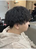 ツイストスパイラル刈り上げマッシュ