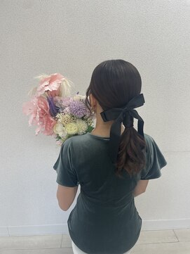 シュシュ(shushu) ホウキヘアー