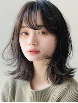 レヴ 草加店(LEV.)&nbsp;外ハネボブイメチェンワイドバングホワイトブロンド