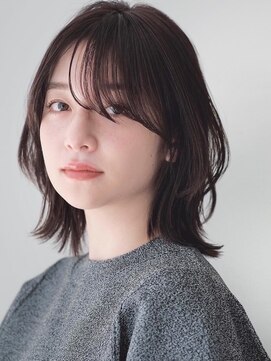 ガーデンヨコハマエスト(GARDEN YOKOHAMA est) イメチェン　外ハネボブ　美髪　ワイドバング　ミディアム