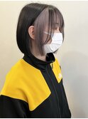 インナーカラーボブ