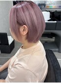 ピンクアッシュカラー　美由紀