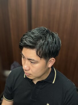 ヒロギンザ 青山店(HIRO GINZA) ツーブロックアップバング