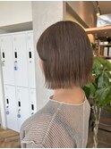 切りっぱなしbob ラテブラウン