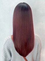 アイティー バイ アルバム 浦和店(IT by ALBUM)&nbsp;ロング顔周りレイヤー韓国ヘア暗めカラー_ba520681