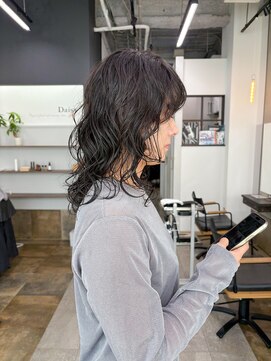 デイジードゥ(Daisy duex) ミディアムパーマ  パーマ  黒髪パーマ