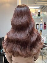 オズ 郡山駅前店(OZ)&nbsp;大人女子の艶ブラウンロングで韓国風ベージュカラー郡山で人気◎