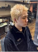 MEN’S HAIR/ブルーブラック/フェザーパーマ/瀬田