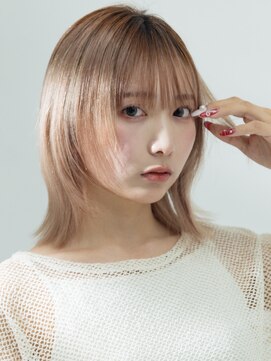 アース 一宮店(HAIR & MAKE EARTH) ブリーチリタッチカラー+カラー+トリートメント