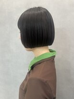 ヘアサロン ドットプラス 町田店(dot. plus)&nbsp;【中西里美】ラインボブ/黒髪ボブ/町田