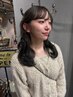 透明感カラー+パーソナル4工程トリートメント¥11200