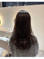 ルーチェココ ブラン(Lu'ce coco blanc)&nbsp;イメチェン ブリーチなしグレージュ×レイヤーカット