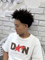 ヘアーグランデシーク(Hair Grande Seeek) スパイキーアフロ針金パーマアフロ特殊パーマ海外パーマヘア